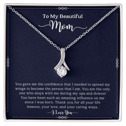 To My Beautiful Mom | Alluring Beauty necklace